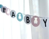 6 Foot - Baby Shower Teddy Bear Garland - available in your choice of colors  -  Party Banner Garland perfect for Baby Showers