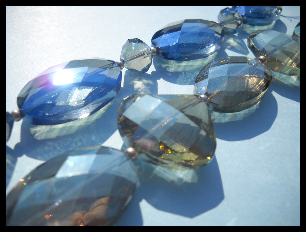 Over Sized Crystal Beads - Sun Catcher Supplies - Jewelry Supplies