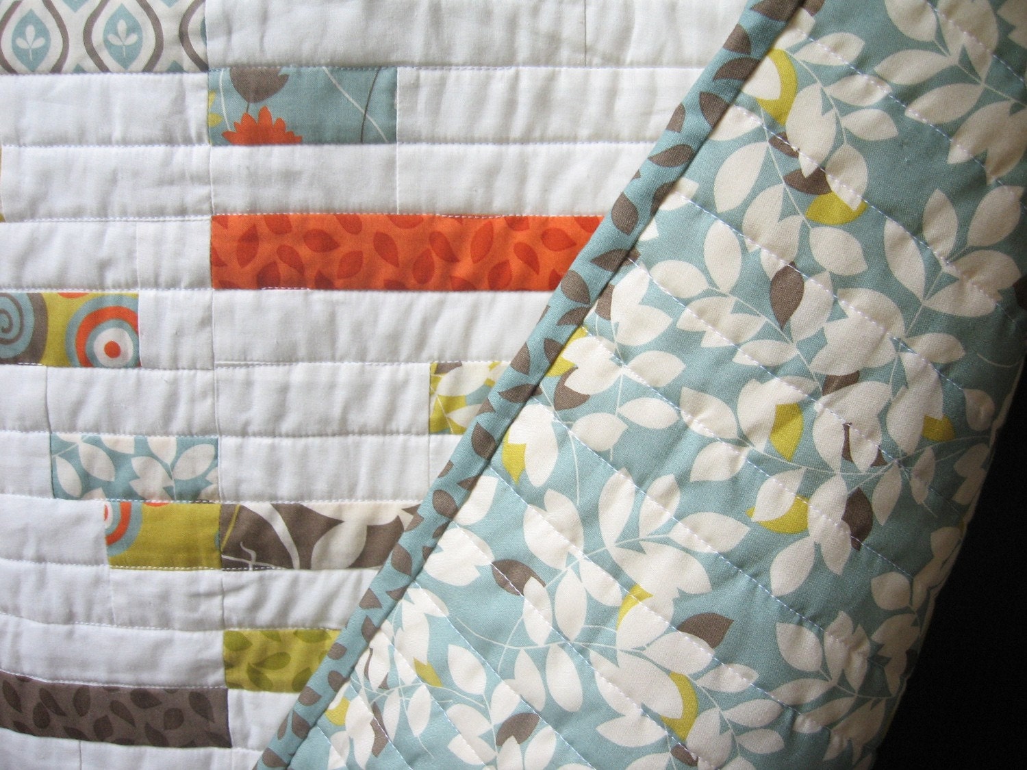 PDF PATTERN Modern Stripes King Queen Twin Crib Quilt