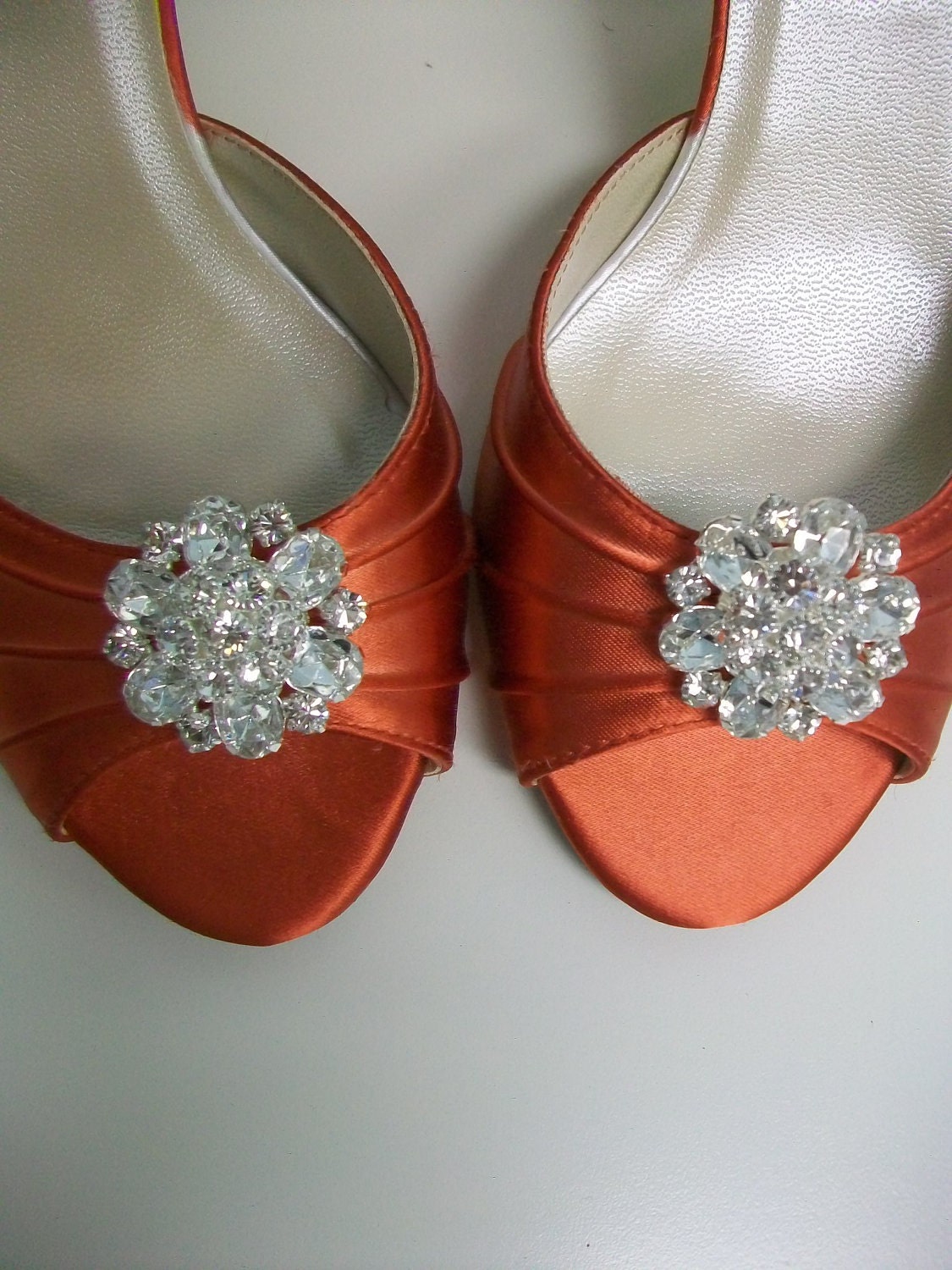 Orange Shoes Wedding