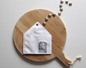 a white house potholder
