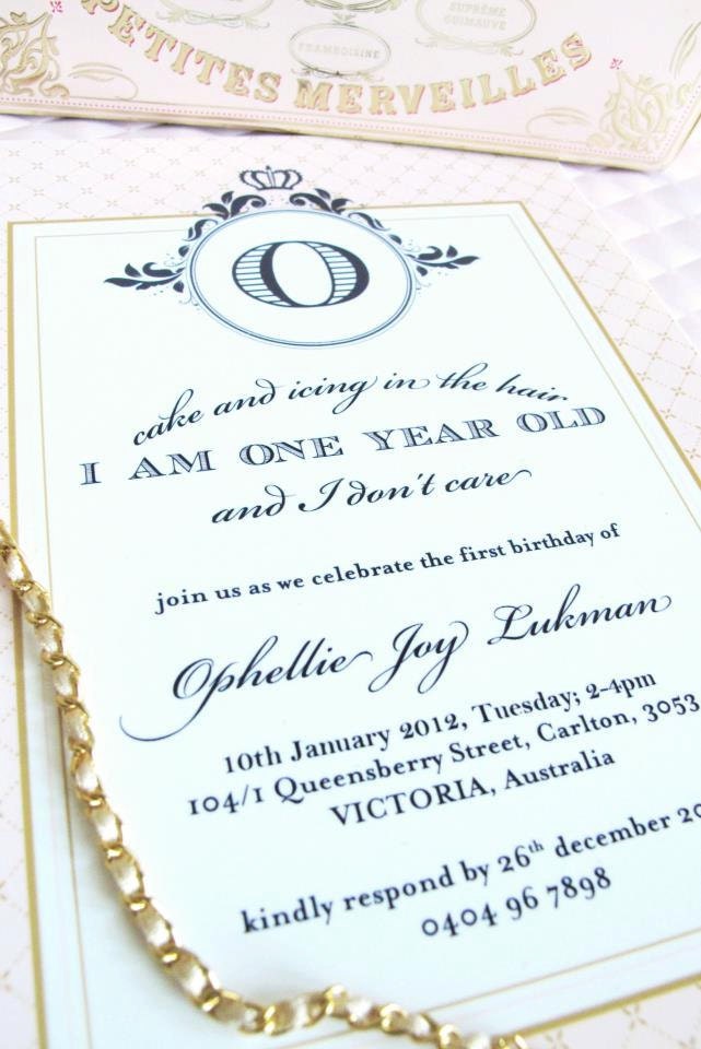 Crowned Royalty - First Birthday Invitation Il_570xn