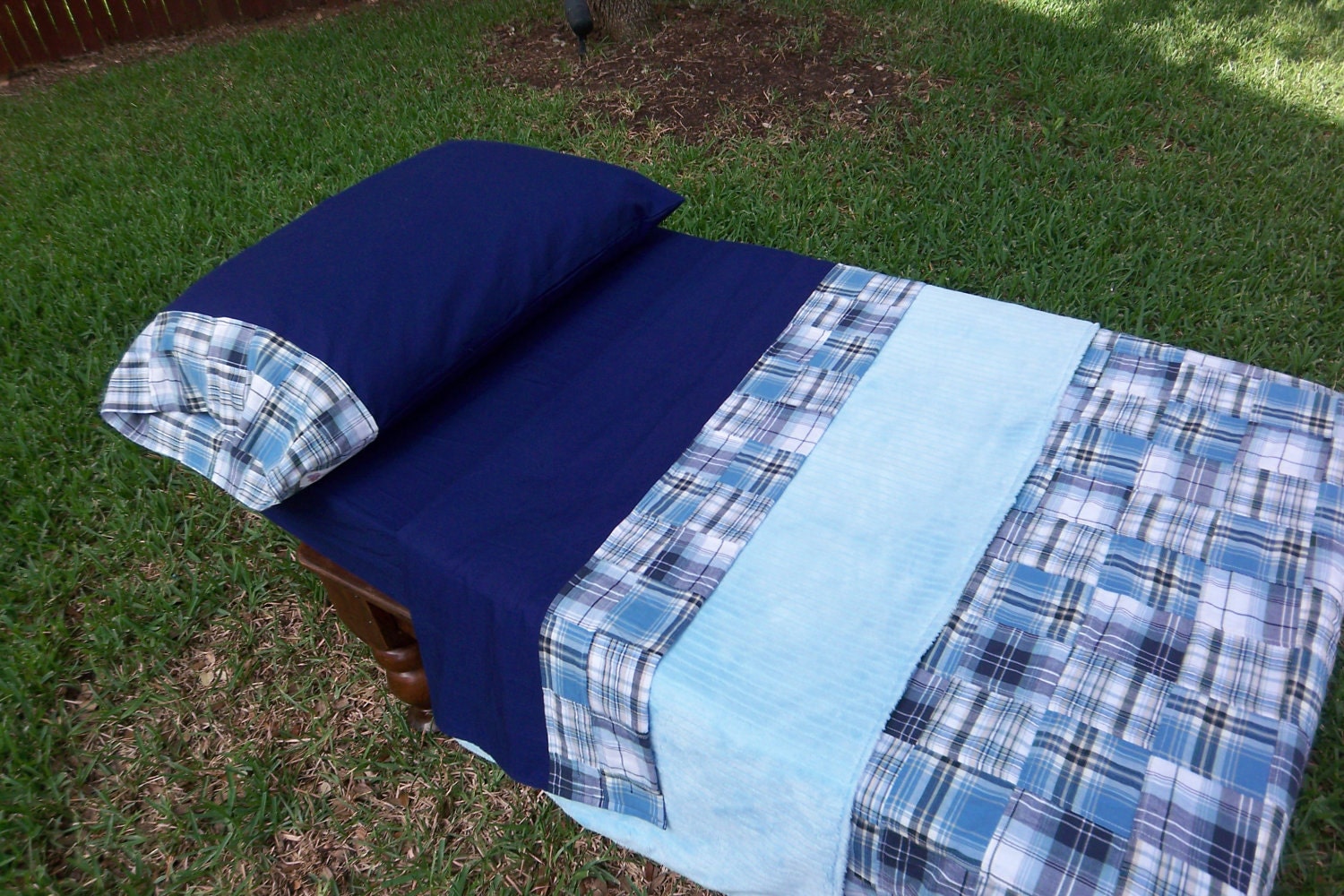 SALE- Boutique Baby Boy Crib & Toddler Bedding 4 Piece Set "Bahamas"