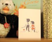 Howdy Friends letterpress blank card