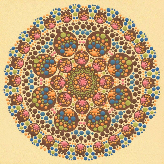 Large Print of Ariel Mandala - 8 x 10 Archival Print - Affordable Art