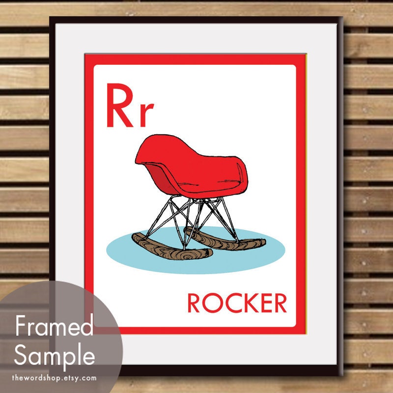 Rock Flash Card - 11x14 Print (Border Featured in Burberry Red) Buy 3 Get One Free