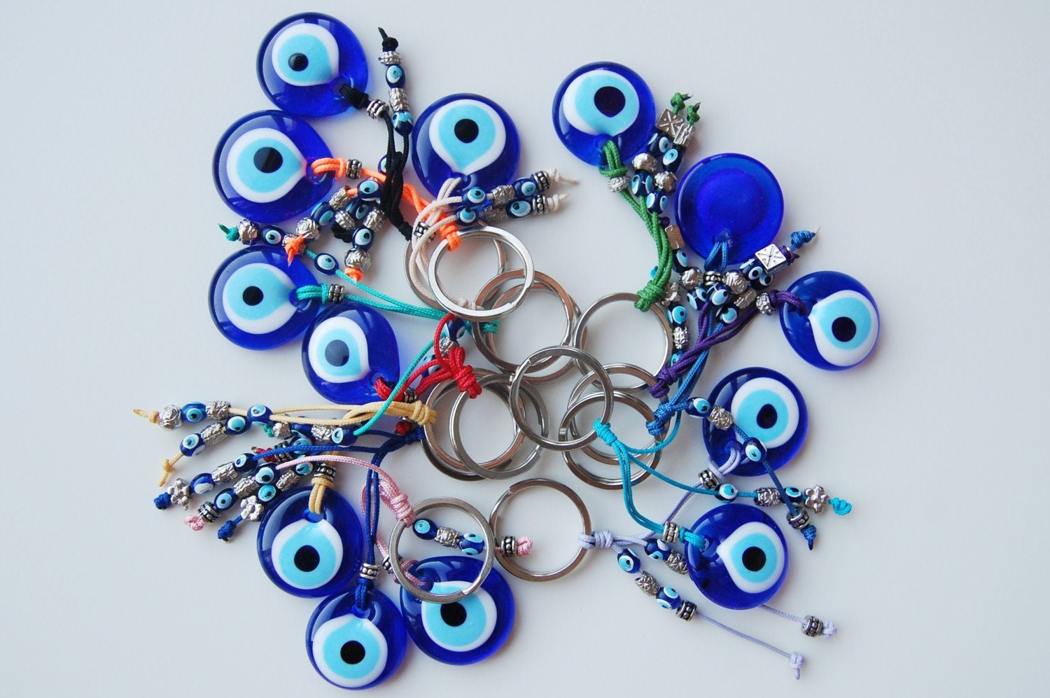 Evil Eye Handmade Glass Bead Key Chain
