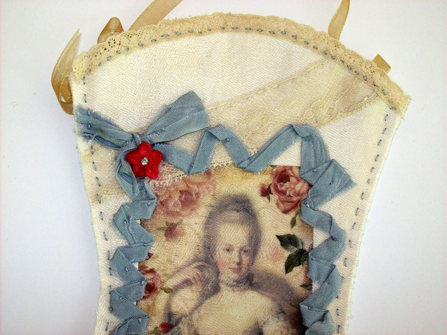 Marie Antoinette Victorian Boot Wall Pocket Romantic French Inspired
