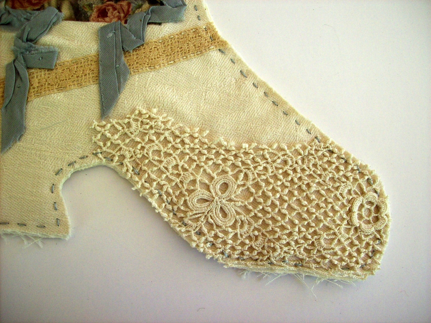 Marie Antoinette Victorian Boot Wall Pocket Romantic French Inspired