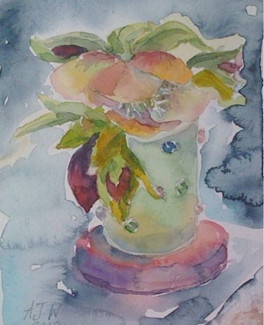 Hellebore  7.75inx6in  19cmx15cm