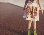 Vintage Party skirt sizes 2 3 4 5 6 7 8 By Janum