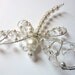 White Wedding Pearl Dragonfly Brooch - Dragonfly Jewelry -Tagt