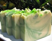 Green Apple Handmade Soap with Greek Yogurt and Shea Butter