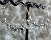 Crystal Hoops