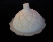 Westmoreland Milkglass miniature butter/cheese dish 1950's