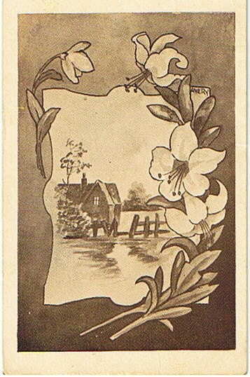 Vintage Postcard 1911 - Avery - Rural Scene - A247