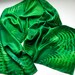 Silk Scarf, Hand Painted - Dragonflies and Ferns in Peridot and Emerald - Gifts for Her- MADE TO ORDER