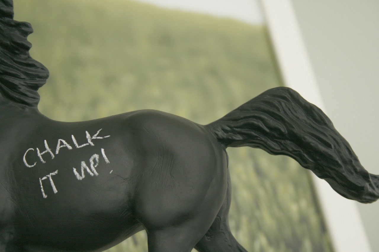The Original Chalkboard Horse - Brumby