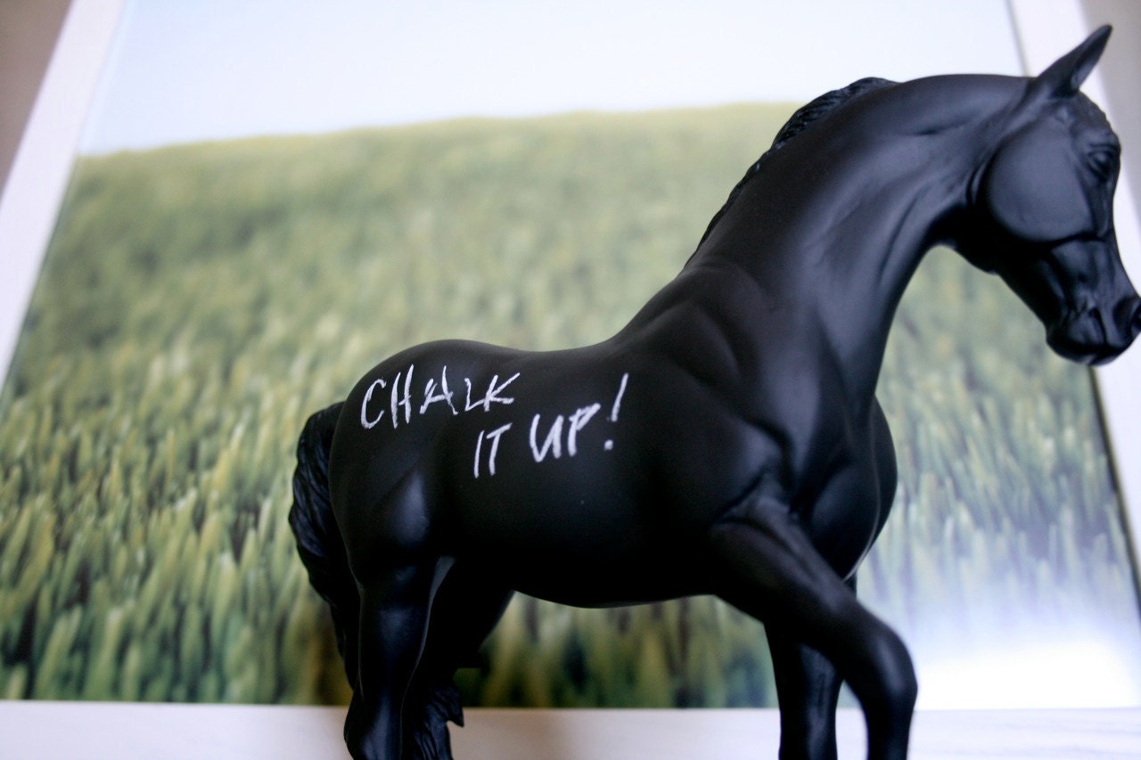 The Original Chalkboard Horse - Capulet