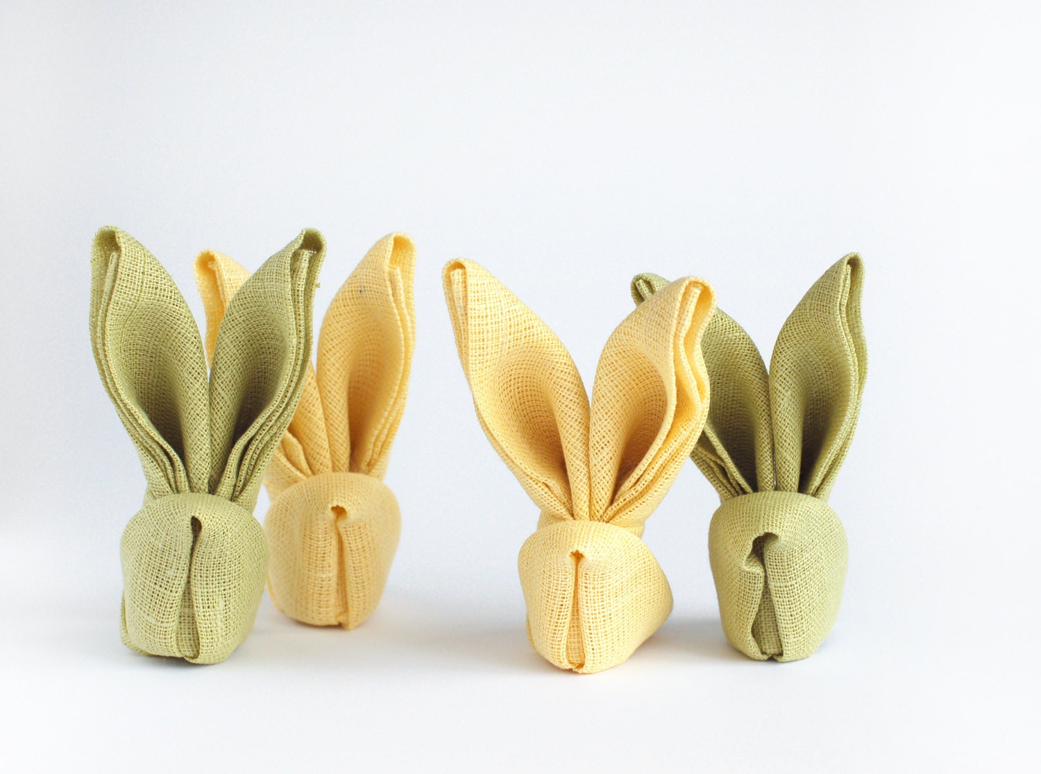 Natural linen napkins. Set of 8.