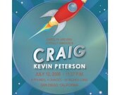 Custom Birth Print-Rocket-8x10