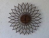 Mid Century Modern Inspired Clock-Lotus