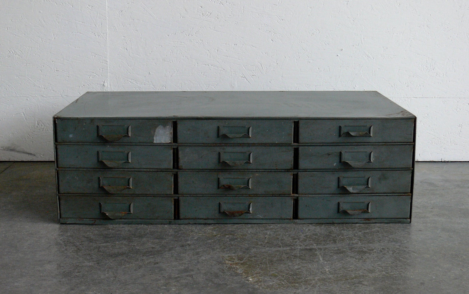 Vintage Metal Filing Drawer