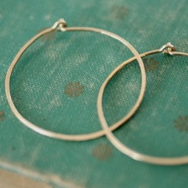 Medium Gold Hoop
