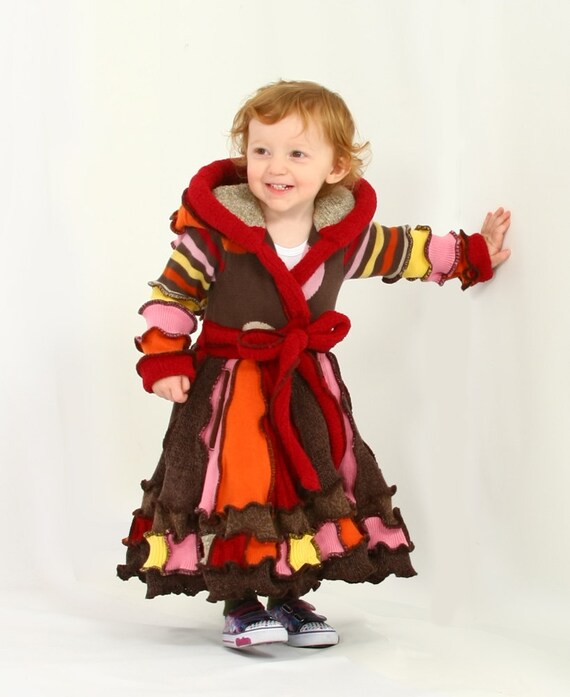 Girls Coat - Puggle Dream Coat - Reserved for Kate