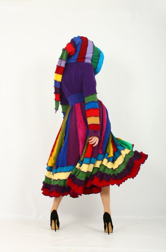 Rainbow Coat - RESERVED for Tanis