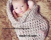 Cocoon Newborn Baby wrap Photo prop in BROWNS - Photography Prop or ANY COLOR