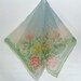 1960's Dainty Silk Sheer HANKY NOSEGAY Bouquet