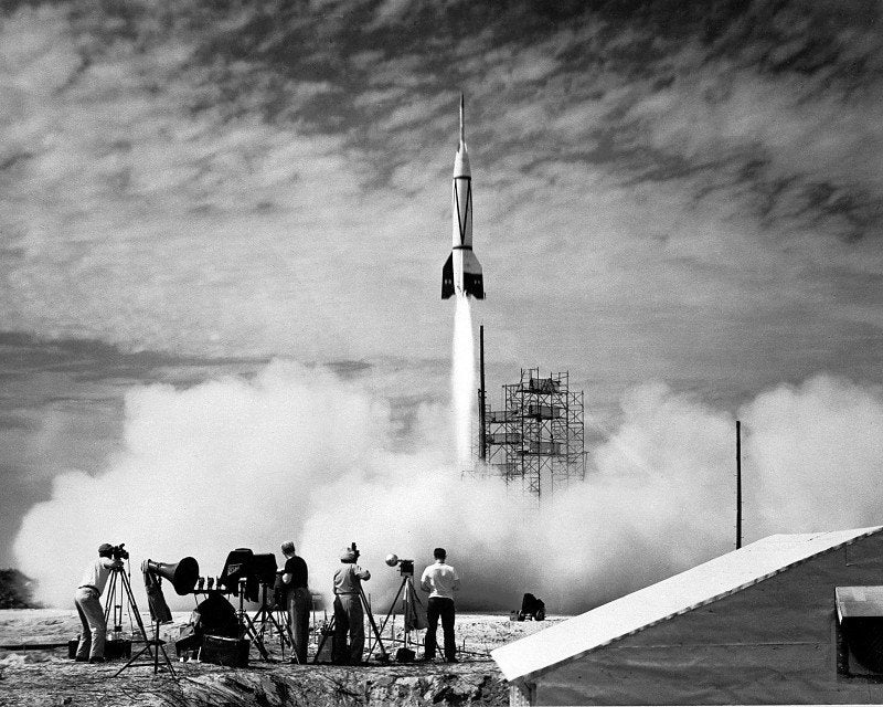 First Launch 8x10 Early Space Program Photo on Glossy Paper