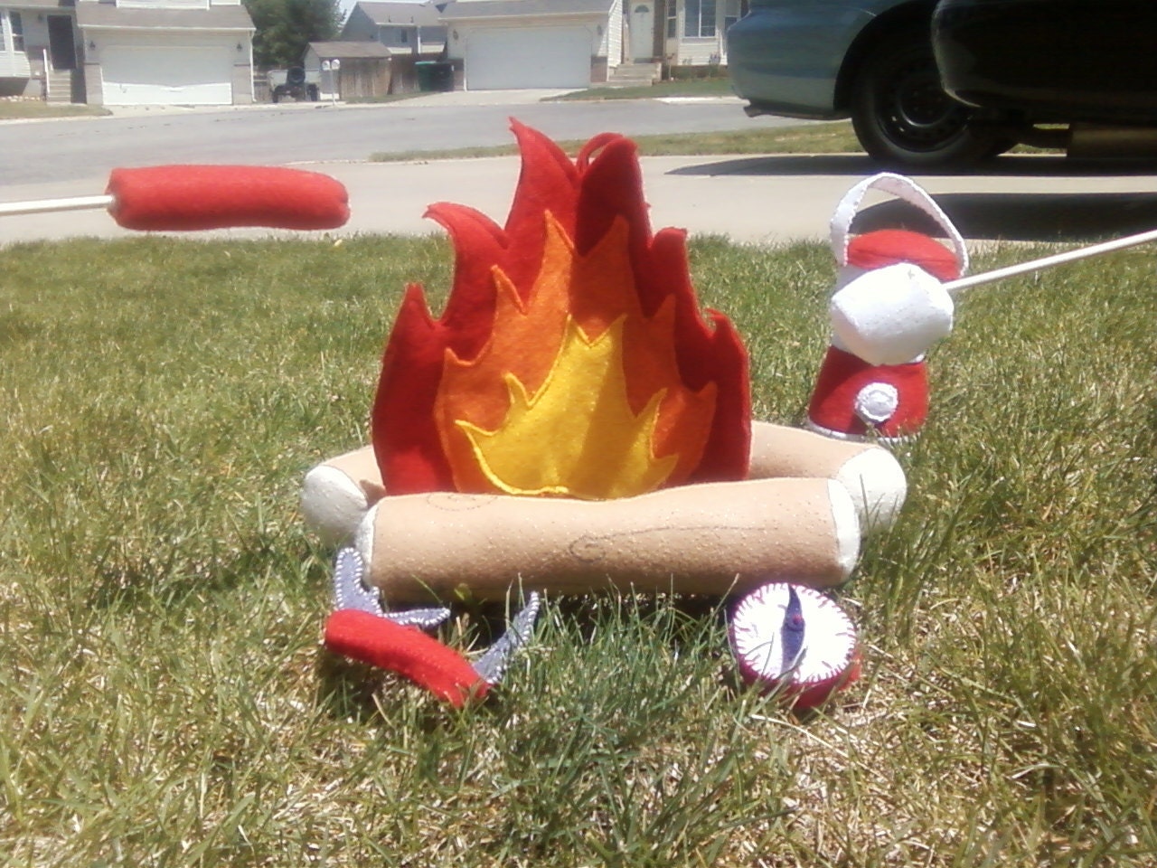 Pretend camping set