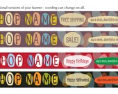 OOAK Shop Makeover - Retro 60s Mod - NEVER Resold - Halloween and Christmas Banners Included