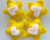 Set 4 Felt Star Ornaments A303 Il_170x135