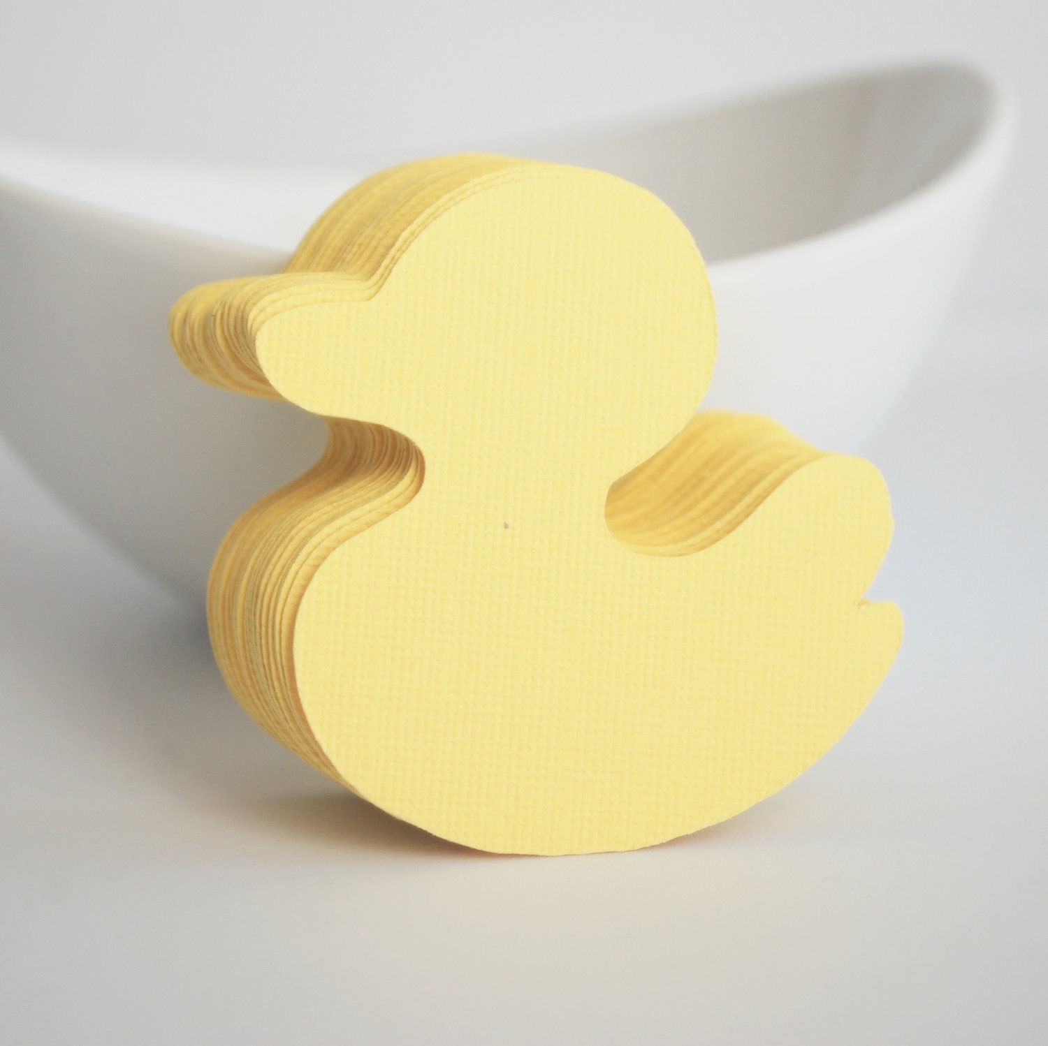 50 Baby Yellow Ducks (2.2 inches) Textured Cardstock die cut A380 Il_570xn