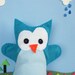 Owl Hand Puppet for Small Hand A345