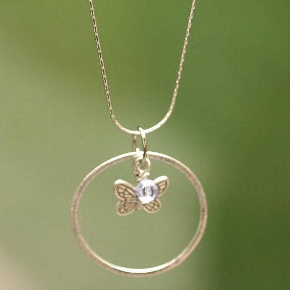 Healing and Loss Necklace - CIRCLE OF LIFE - Sterling Silver
