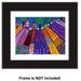 50%  OFF SALE - 11x14 Landscape Art - Modern Landscape Print Art Poster of Painting Trees Houses