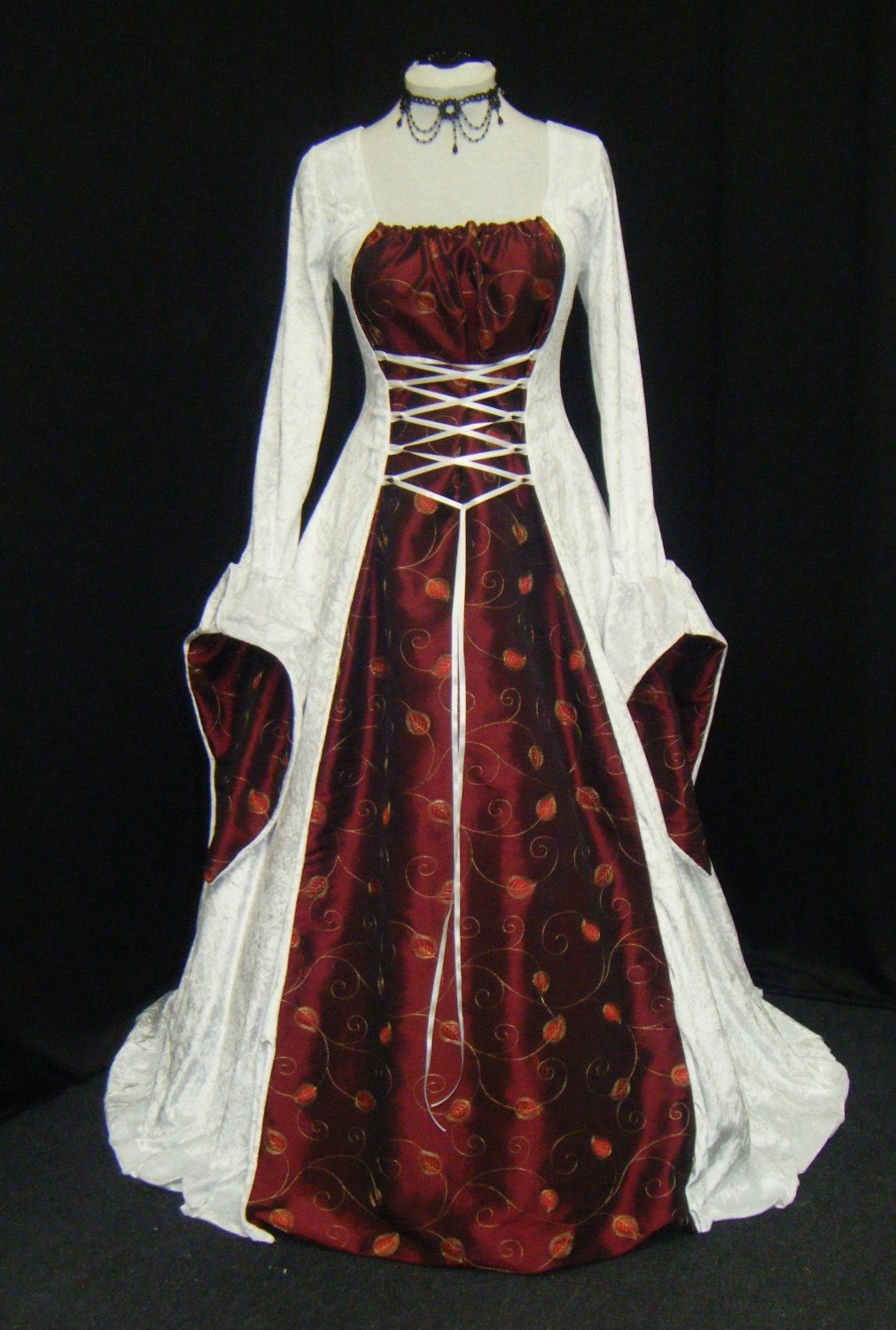medieval handfasting dress renaissance wedding custom