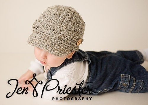 Textured Newsboy Cap