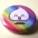 Pinback button/ Gwenn and rainbow