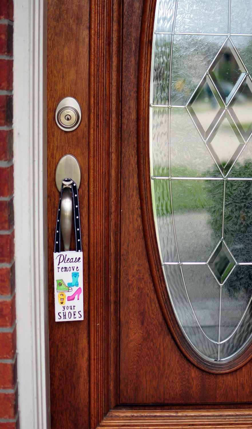 Please Remove Your Shoes-Door Hanger