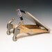 iPad stand. Handmade from repurposed tools. Functional desk art. Gift for guys. FAST SHIPPING. 144