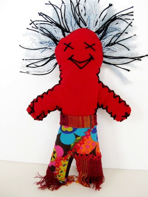 Beach Boy Voodoo Doll  Hippie  One of a Kind Handmade Doll