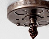 Ceiling Canopy Kit Antique Brass // Pendant Light Hardwire Installation Kit