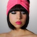 Flapper style turban headband headwrap