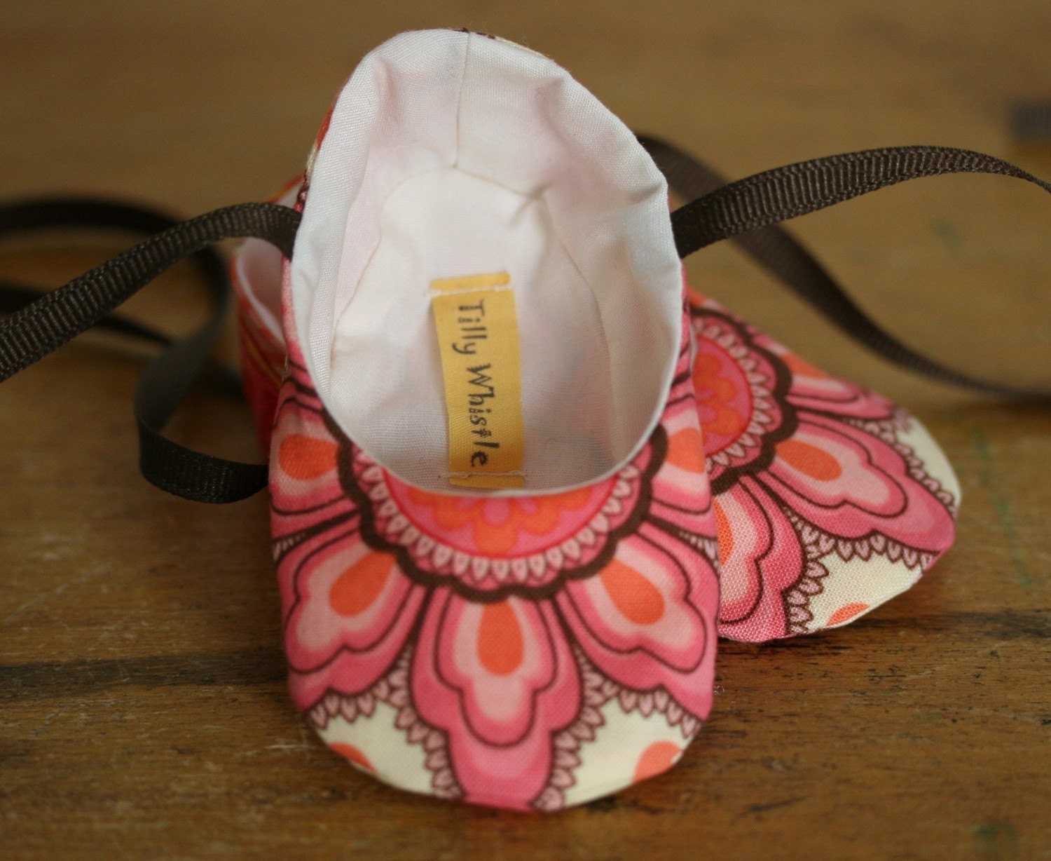 Baby Girl Shoes Pink Floral Ballet Slipper