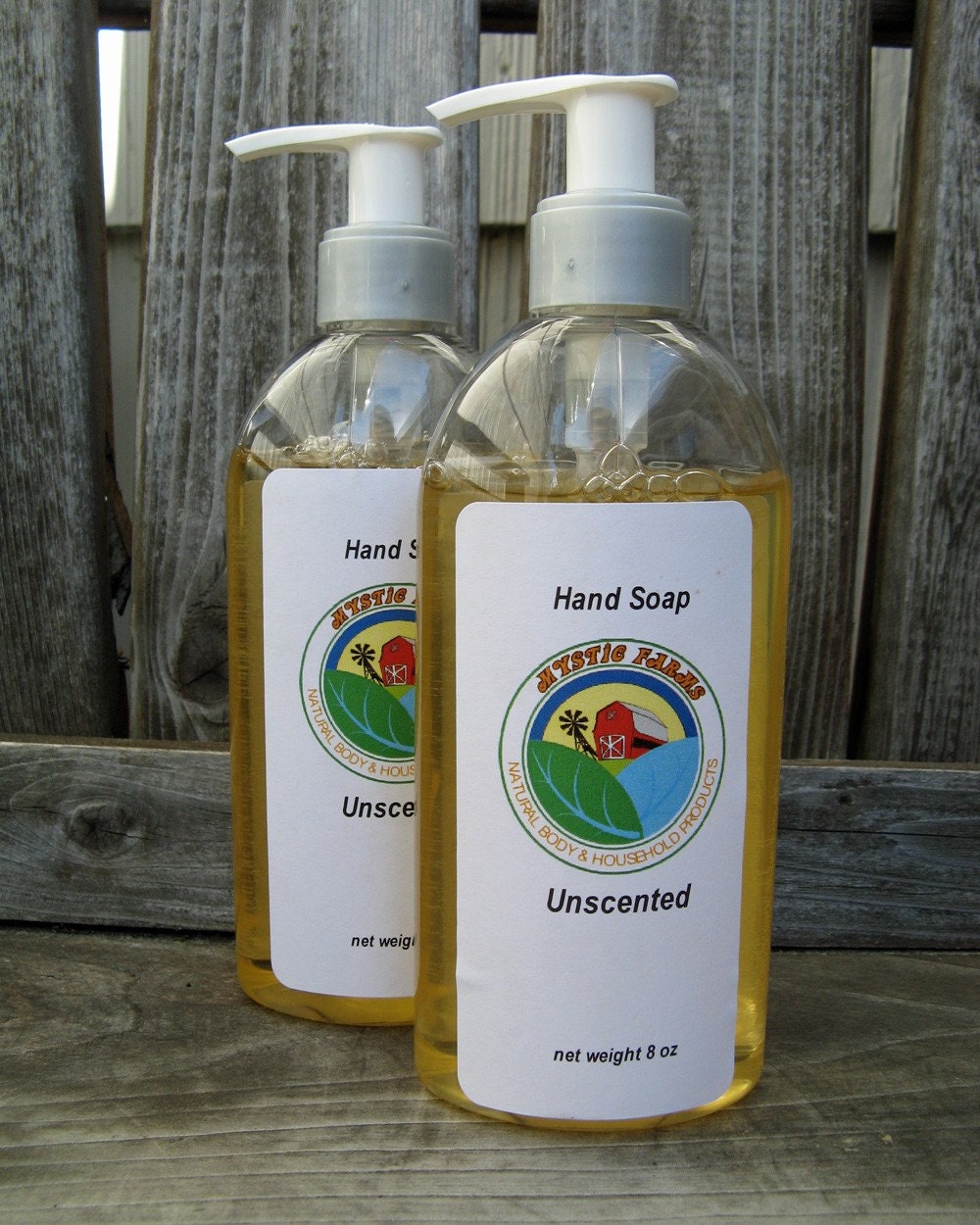 Unscented Natural Liquid Hand Soap